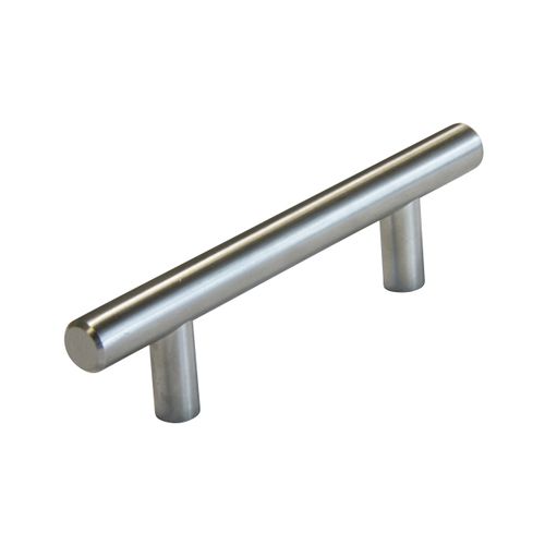 RCH Hardware HD-SS002-76 Solid Stainless Steel Modern Cabinet Drawer Handle Pull, 3 Inch, Brushed Stainless Steel (5 Pack)