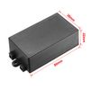 sourcingmap 80 x 38 x 22mm Electronic Plastic DIY Junction Box Enclosure Case Black