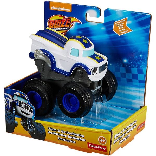 Fisher Price DYN40 Blaze Darington Crushes and Pulls, Multicolour