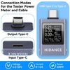 USB C Power Meter Type C Tester USB Multimeter 4.5-50V 0-12A Two-Way Measurement