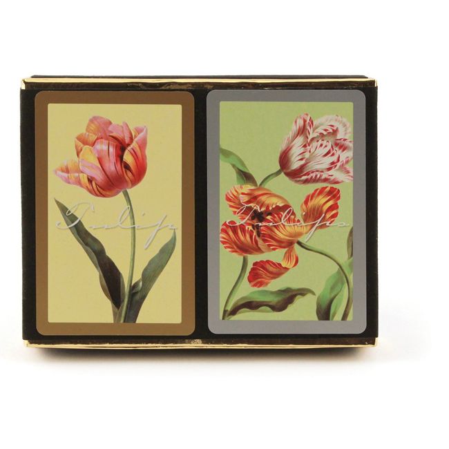 Congress Tulips Playing Cards - Jumbo Index (Pack of 2)