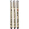 SAKURA Pigma micron 3 01/05 + brush Black