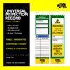 BearTOOLS Universal Inspection Record Kit - Generic Multi-application Compact Design Safe Sites Frequent Observation (10 Inserts (Only))