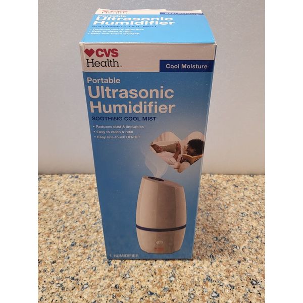 CVS HEALTH PORTABLE  ULTRASONIC HUMIDIFIER SOOTHING COOL MIST