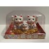 Solar powered Dancing White cat Cats family  Bobble Toy!