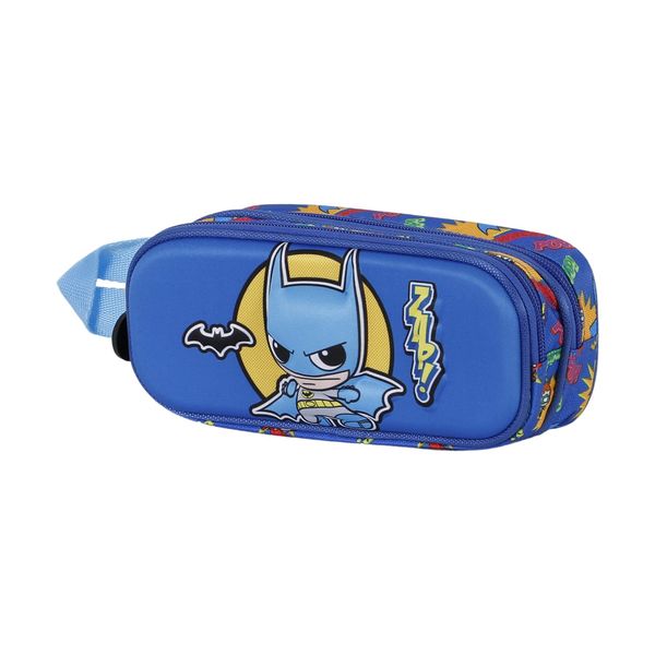 DC Comics Batman Zap-3D Double Pencil Case, Multicolour, 22 x 9.5 cm