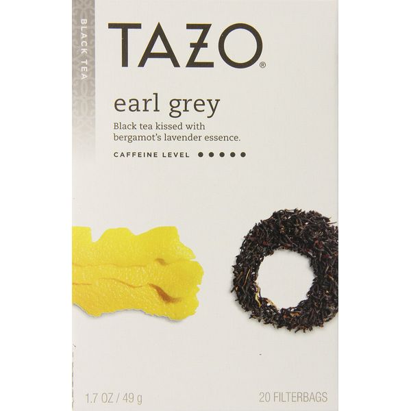 Tazo Tea, Earl Grey, 20 Count (Pack of 6)