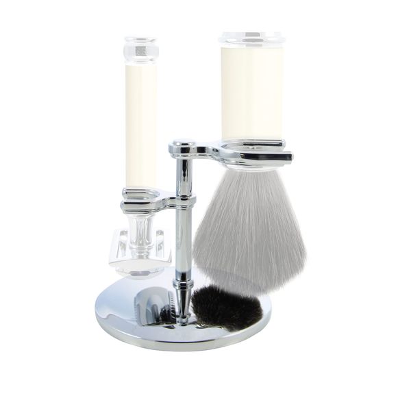 Edwin Jagger Chrome Razor & Shaving Brush Stand RHM9CR