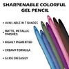 Boobeen Colorful Gel Eyeliner Pencil, Waterproof Eyeliner Pen, Matte Metallic Eyeliner Set for Women, Cream Eyeshadow Pencil Perfect for Colored Eye Makeup