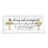 Baptism Gift Personalized Be Strong and Courageous With Name and Baptism Date