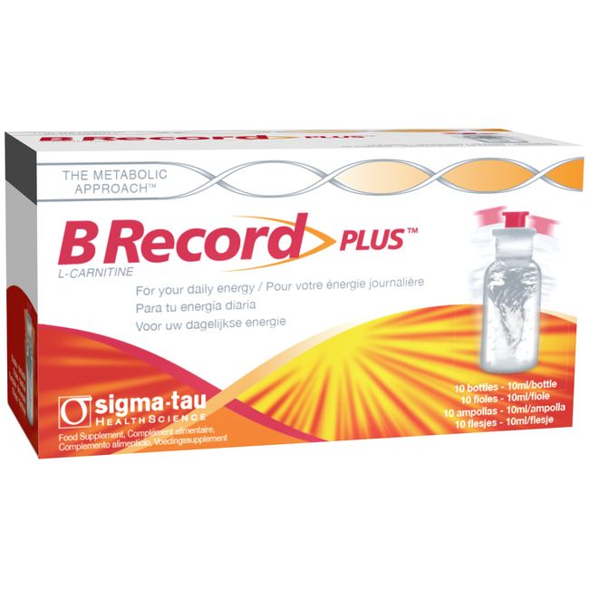 B Record Plus Energy and Vitality Supplement - 10-Pack