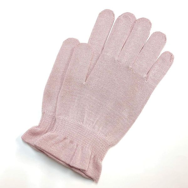 Silk Gloves by Silk Thread Shop in Nishijin Kyoto (Pink)