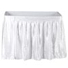 Party Ice Table W/ Cooler Matching Skirt For Elegant Refreshment Display HDPE