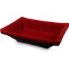 yoaxia ® - Snack & Dip Bowl / Plastic [Black Outer / Red Interior] 8.5 cm x 6.2 cm