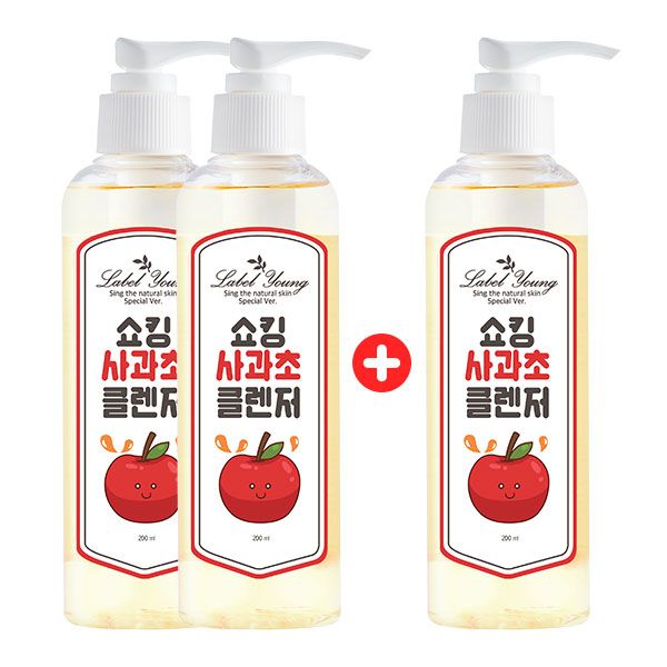 [Label Young] Shocking apple vinegar cleanser special ver. 2+1