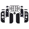eXtremeRate Soft Touch Black Joycon Handheld Controller Housing (D-Pad Version) with Full Set Buttons, DIY Replacement Shell Case for Nintendo Switch & Switch Oled Joy-Con – Console Shell NOT Included
