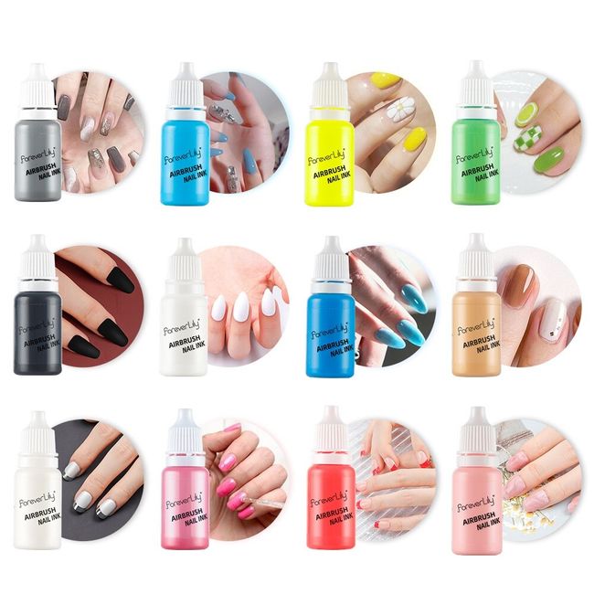 AirBrush Pigments, Nail Art Airbrush, Airbrush Nail Paint