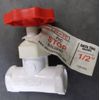 PVC SOLVENT STOP GATE VALVE 1/2" COLD WATER SYSTEM 100 PSI *105403