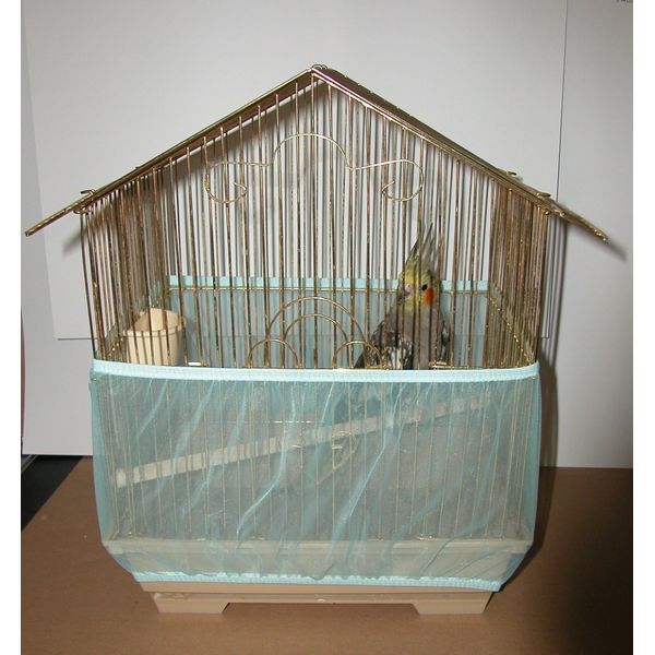 Sheer Guard Bird Cage Skirts - Size Super Large (Aqua)