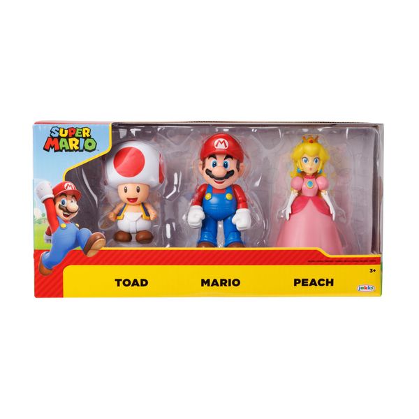 Super Mario Nintendo 3 Pack Mario & Friends 10 cm