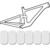Lizard Skins Clear Protective Frame Wrap – Cable Rub Kit