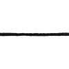 Extreme Max 3008.0007 Solid Braid MFP Utility Rope - 1/4" x 50', Black
