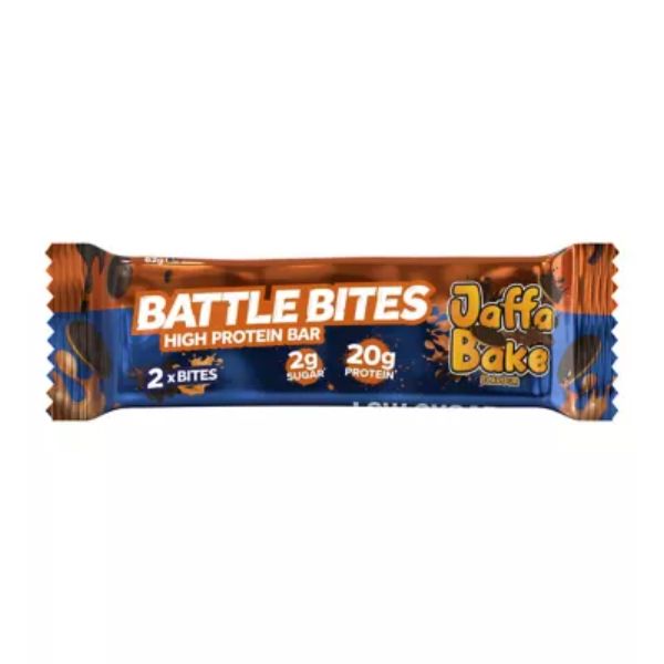 Battle Bites Jaffa Bake Protein Bar 62g