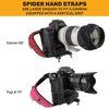 SPIDER HOLSTER - SpiderPro Camera Hand Strap v2 with Snap Assembly and Optional Wrist Strap – DSLR and Mirrorless Compatible (Graphite)