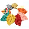 Macramé Tassels | 65mm x 90mm Threaded Tassels | Knotted Tassels | Cream