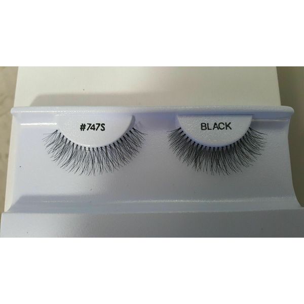 100 Pairs False Eye Lashes Strip Lash #747S ( Short) Black