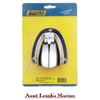 Seachoice Stainless Steel Clam Shell Vent Ventilator Cable Wire Hole Cover (L)