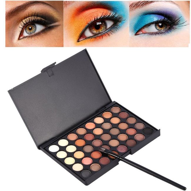 Eyeshadow Palette Makeup 40 Color Cream Eye Shadow Matte Shimmer Cosmetic  Set