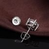 DELECOE 2 Pairs Screw Earring Backs,925 Sterling Silver Screw on Earring Backs Replacements for Diamond Earring Studs, Hypoallergenic Secure ScrewBacks for Threaded Post .032"(Silver)