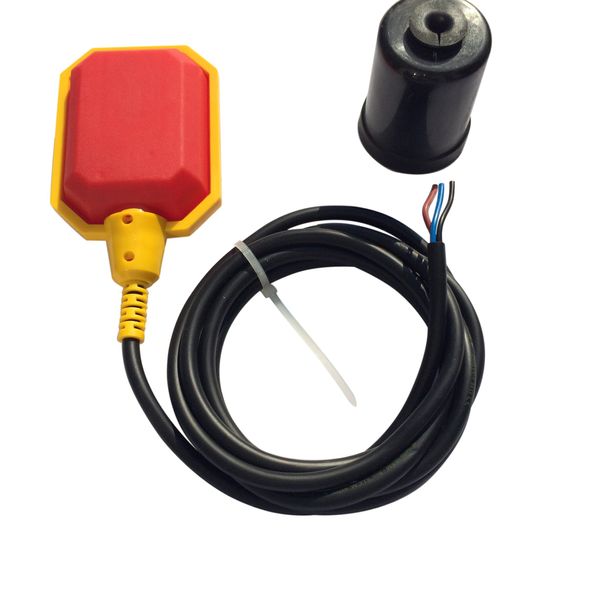 Float Switch for Sump Pump - 10-Foot Water Level Sensor with Honeywell Microswitch and Adjustable Tether Length for Ground Water Bilge Pump and Water Tank – Non-Corrosive PP Casing, Rated to 13 Amps