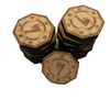 Sabacc Wood Credit Chips x50 Lasercut