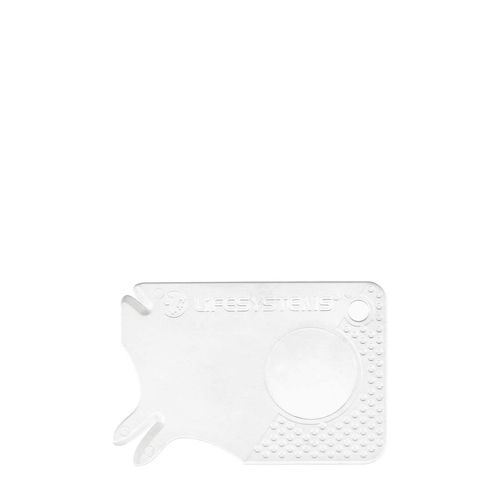 Lifesystems Key-Ring Tick Removal Card For Dogs Or Humans, With Magnifying Lens, White