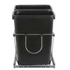 Double Pullout Trash Kitchen Container Can Under Counter Sliding Waste 35 Quarts