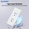 Matte White Decorator Wall Receptacle Outlets, Tamper Resistant 15 Amp Standard 