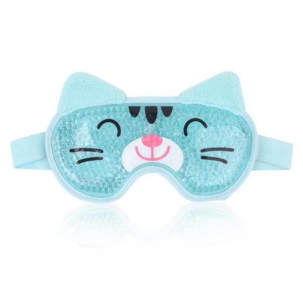 NEWGO Hot Item for Eyes Ice Pack Cold Compress Reusable Hot Gel Eye Mask with Soft Plush Back