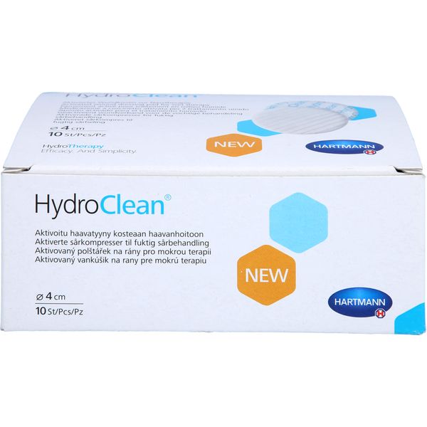 HydroClean Kompressen 4 cm rund steril, 10 St KOM