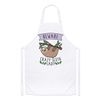 Gift Base Beware Crazy Sloth Lady Chefs Apron