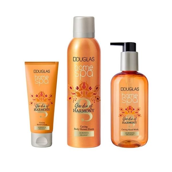Douglas - Home Spa - Garden of Harmony - Wellness Spa Set - Body Shower Foam 200ml + Hand Wash 300ml + Hand Cream 75ml