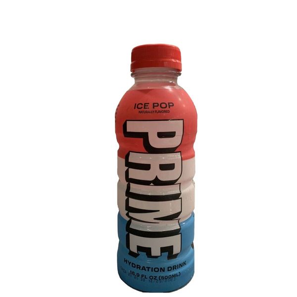 Prime Hydration Drink “Ice Pop ” Flavor 16 oz Bottles KSI & Logan