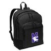 Broad Bay Northwestern University Backpack CLASSIC STYLE Northwestern Wildcats Backpack Laptop Sleeve