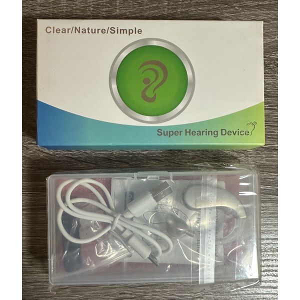 Clear Nature Simple SUPER HEARING DEVICE NIB