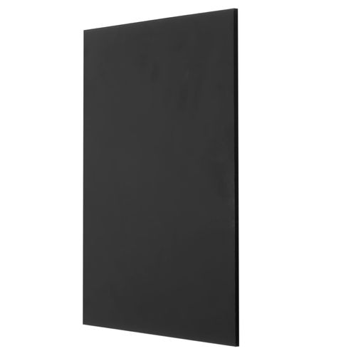 MECCANIXITY UHMW Sheet Ultra High Molecular Weight Polyethylene Sheet, 1/16" Thick Hard HDPE Plastic Sheet Board for DIY Craft 6" x 8" Black