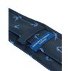 Frederick Thomas Navy Blue Swordfish Design Fishing Tie, 8cm Width, 147cm Length