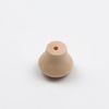 Oedema Wood Unfinished Cabinet Knobs Mini Wooden Drawer Handle Knobs Furniture Door Pull Knobs 0.69"×0.55", 20PCS with Screws