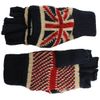 Union Jack Shooter Mitts in Red/White/Blue, size: One Size