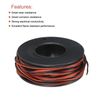 2 Conductor Parallel Silicone Wire 30AWG 30 Gauge Electrical Wire 10m 33ft